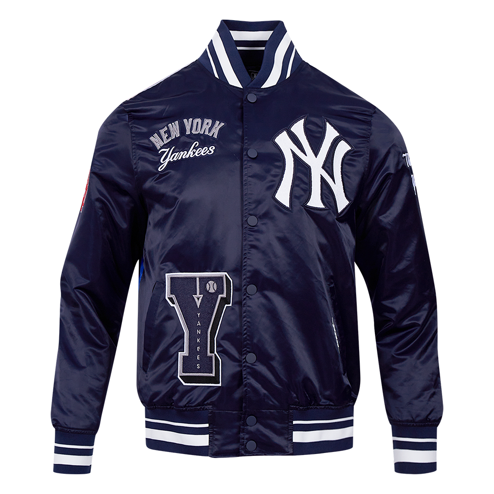 NEW YORK YANKEES MEN'S SATIN JACKET SUBLIMATED SATIN JACKET