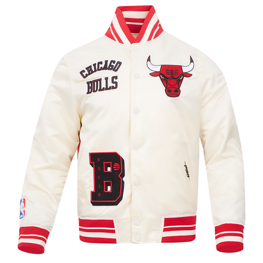 CHICAGO BULLS MEN'S SATIN JACKET SUBLIMATED SATIN JACKET