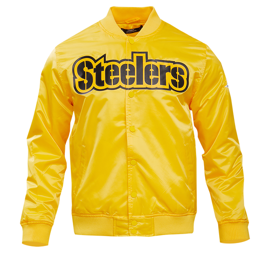 PITTSBURGH STEELERS MEN'S SATIN JACKET CLASSIC SATIN