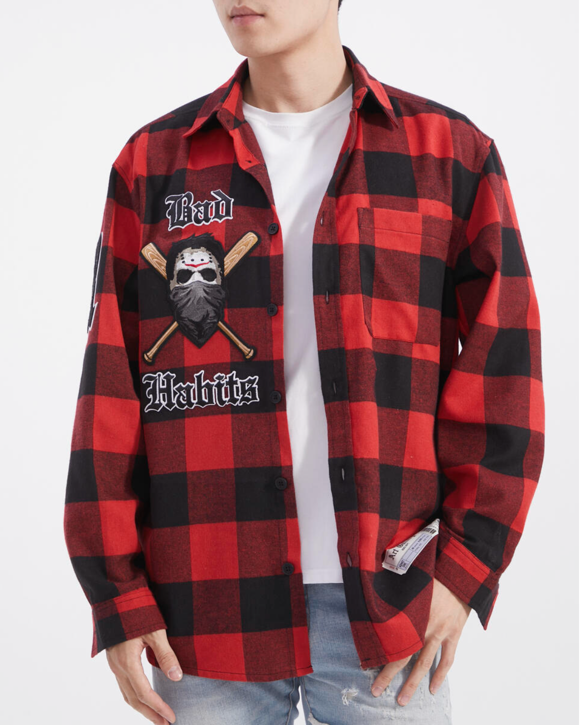 BAD HABITS PLAID SHIRT