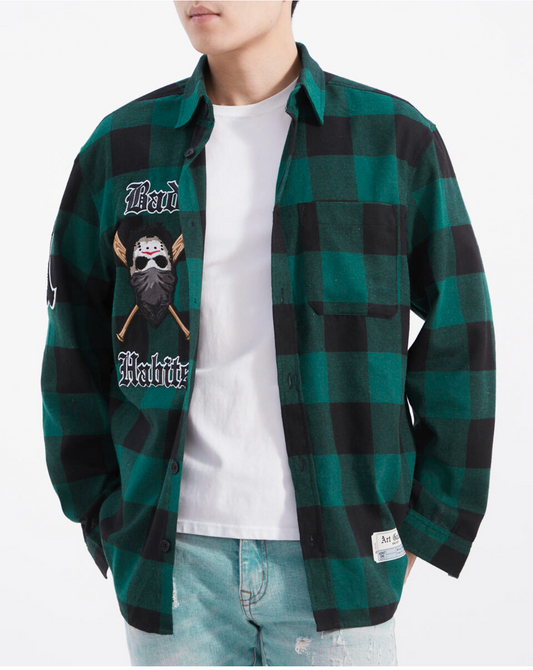 BAD HABITS PLAID SHIRT