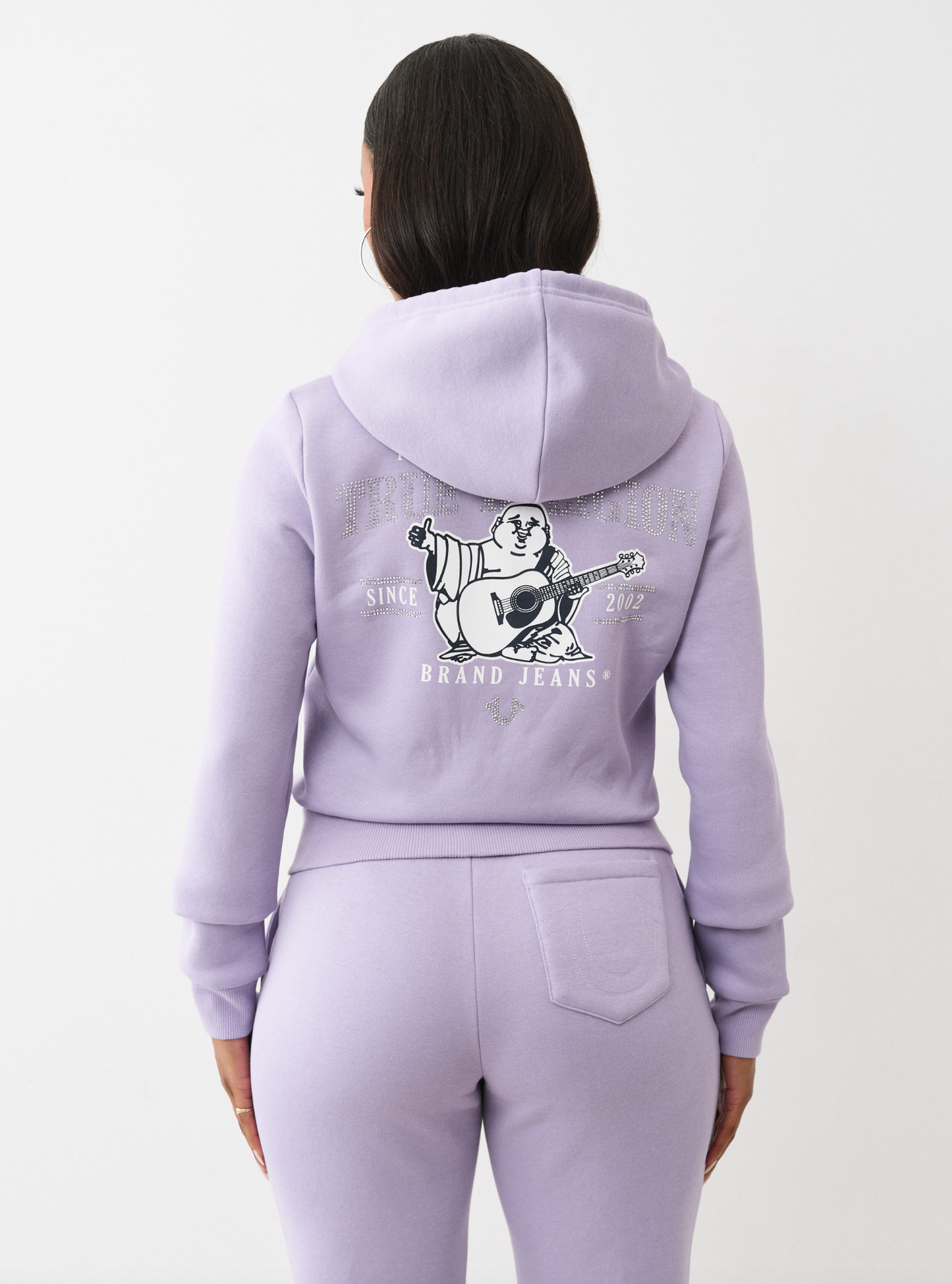 TR CRYSTAL ZIP HOODIE