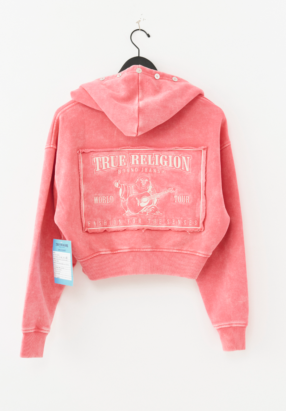 VINTGE WSH EMB RLX ZIP UP HD