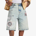 “MOONFALL” JORTS (LIGHT WASH)