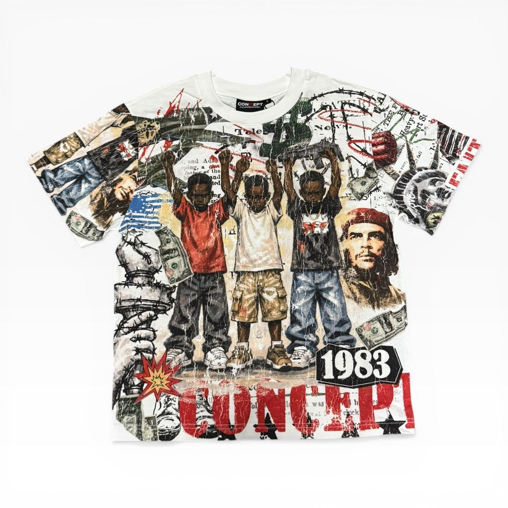 "Over Fear" Tee - White
