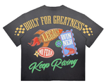 NEVER STOP FADED BOXY TEE