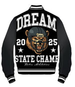 DREAM STATE RHINESTONE VARSITY JACKET