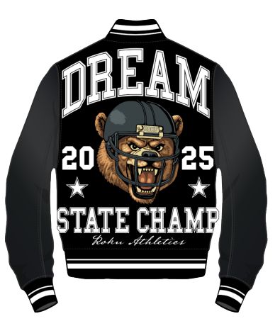 DREAM STATE RHINESTONE VARSITY JACKET