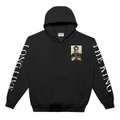 "ELVIS" HOODIE BLACK ORANGE
