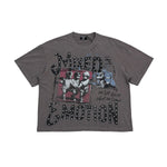 Grey “Friends” tee
