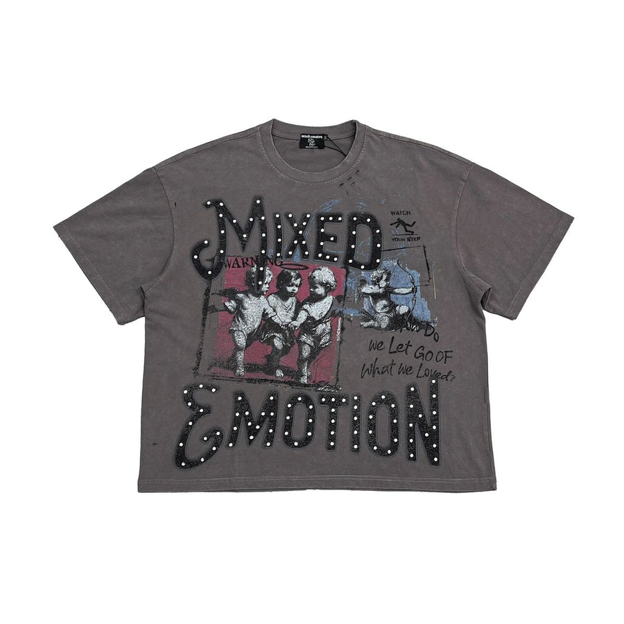 Grey “Friends” tee