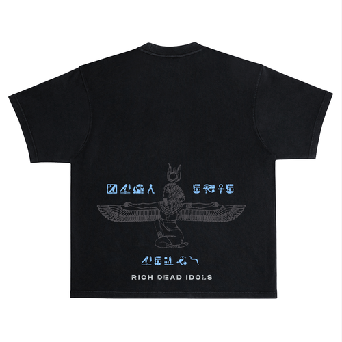 "PHARAOH" T-SHIRT BLACK GREY BLUE