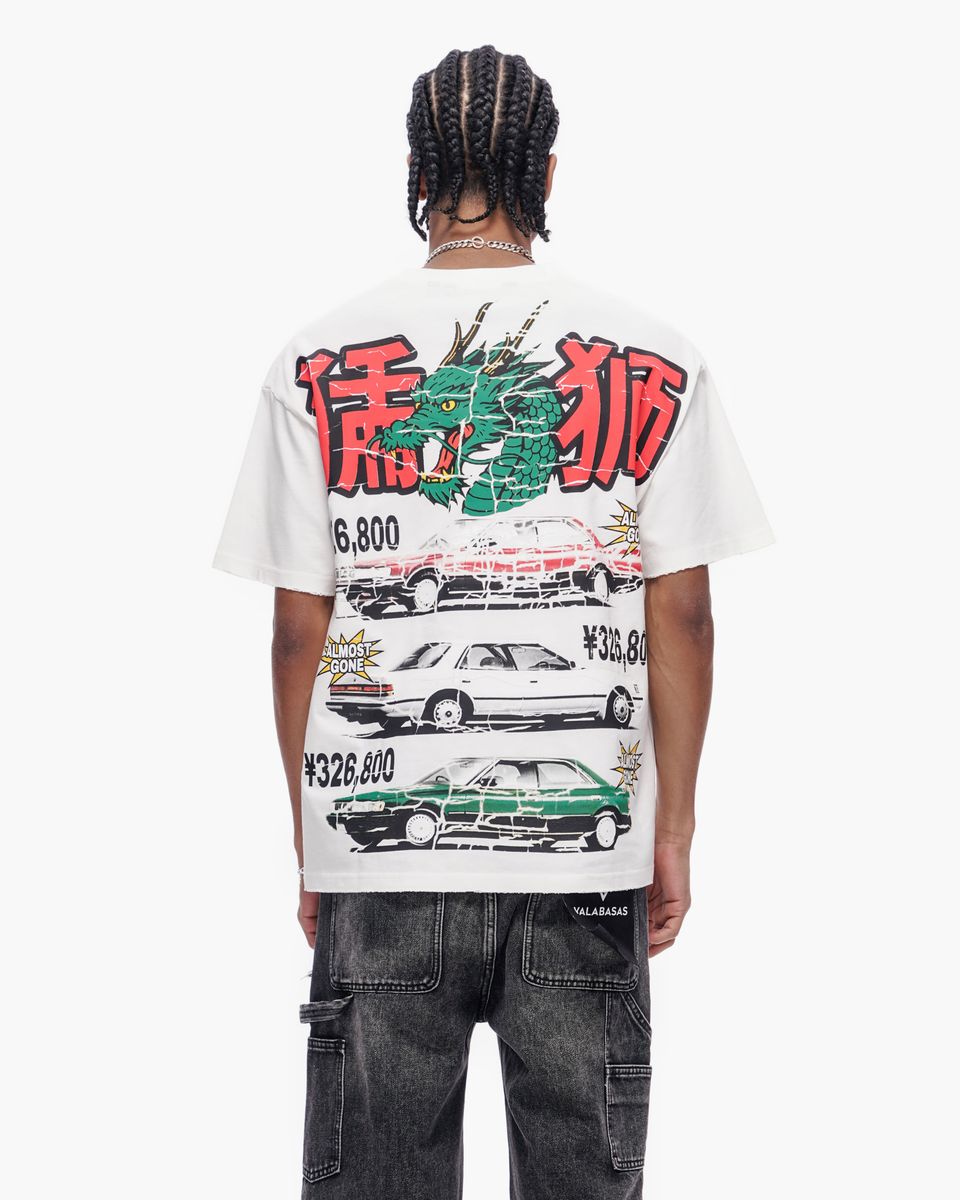Japanese Motors Tee Beige