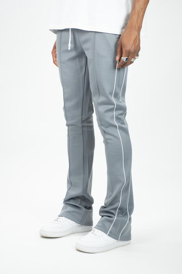 Stacked track pants