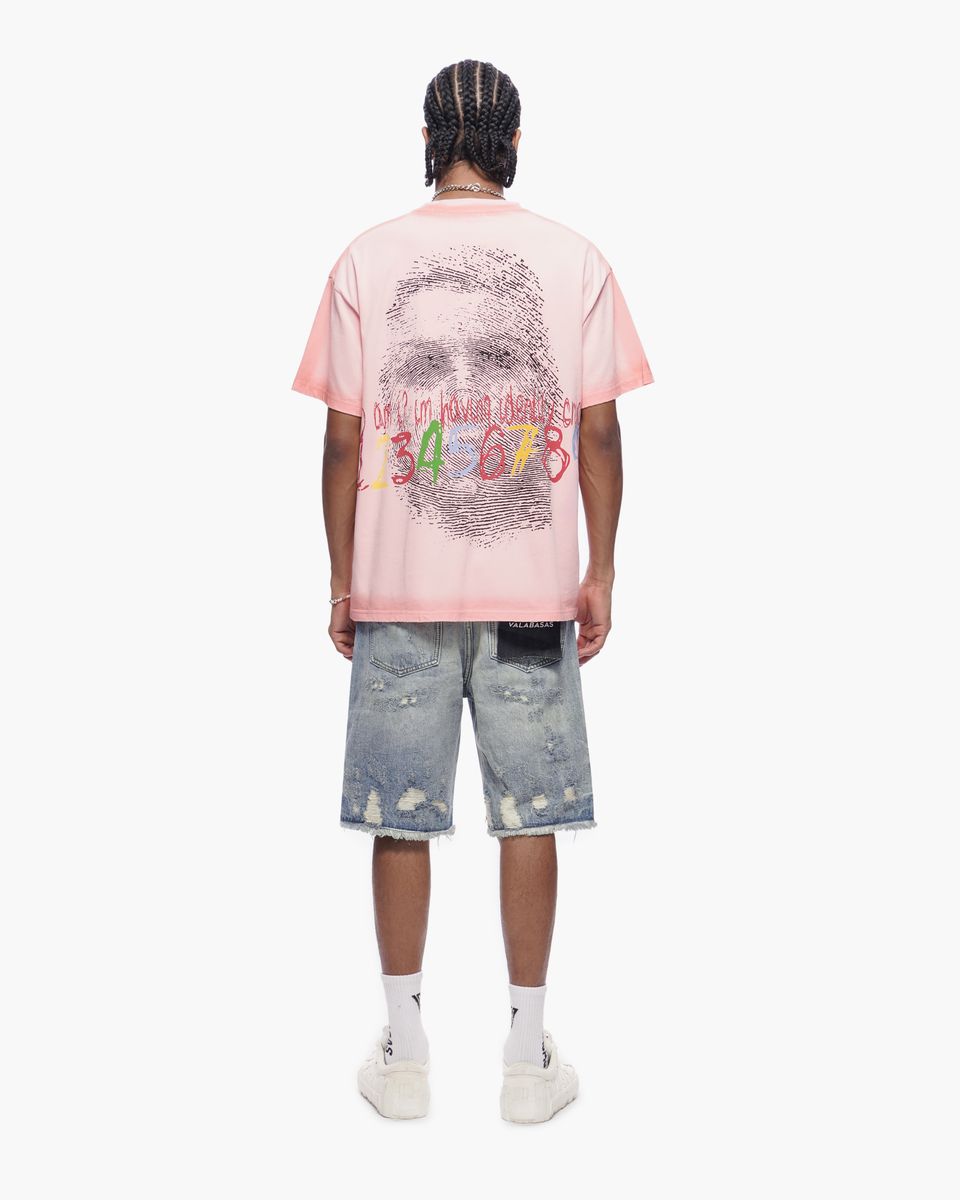 "CLIPPED" DENIM SHORTS
