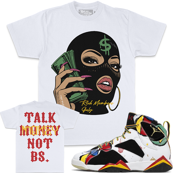Talk Money Not BS - White T-Shirts