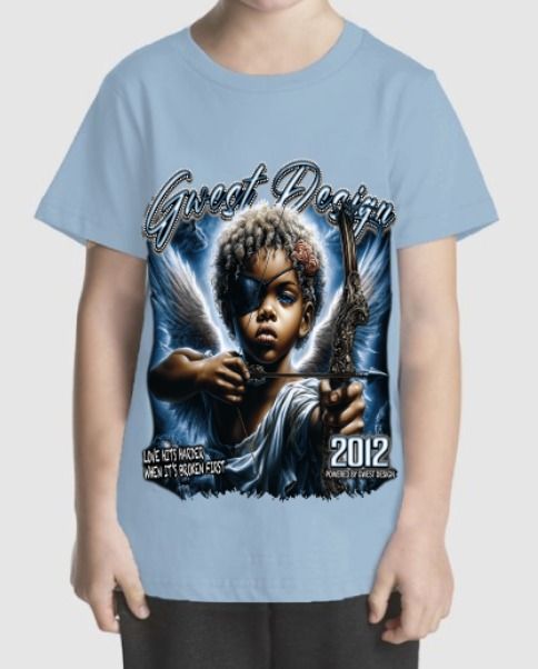 G WEST KIDS BROKEN ANGEL TEE