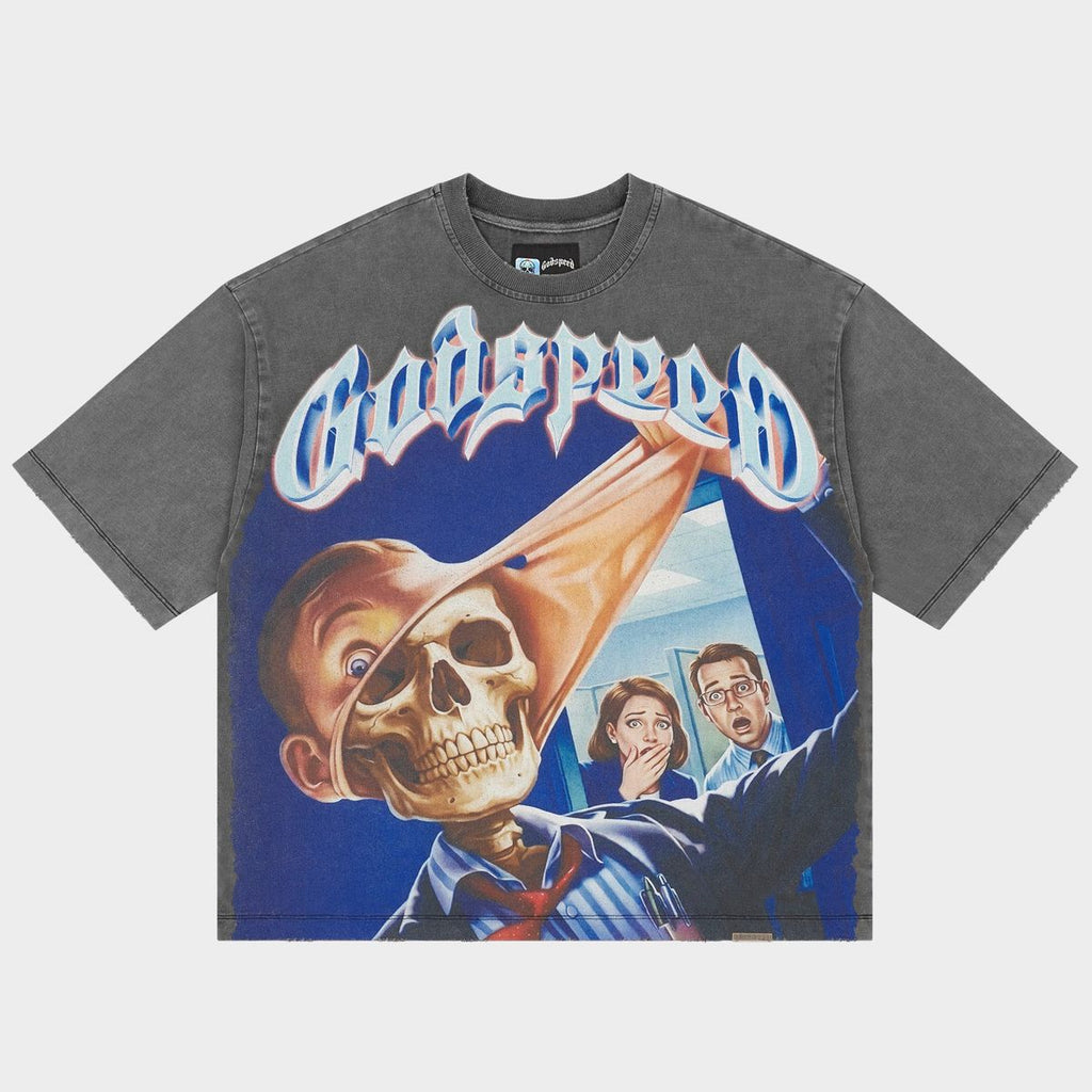 Mask Off T-Shirt (Grey Wash)