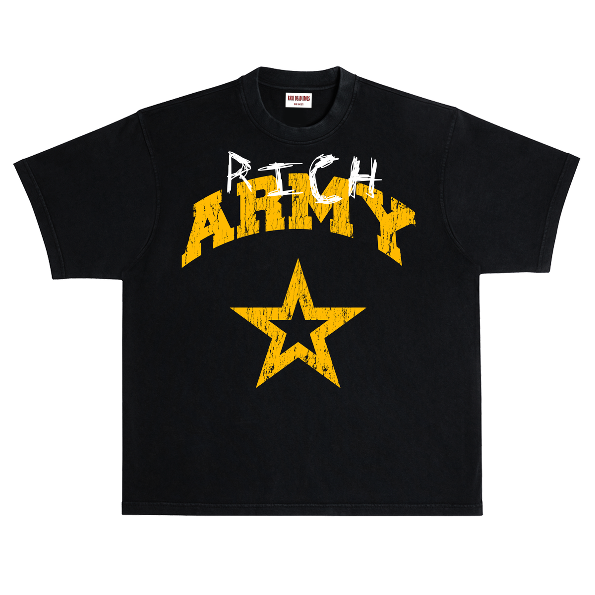 "RICH ARMY" T-SHIRT BLACK