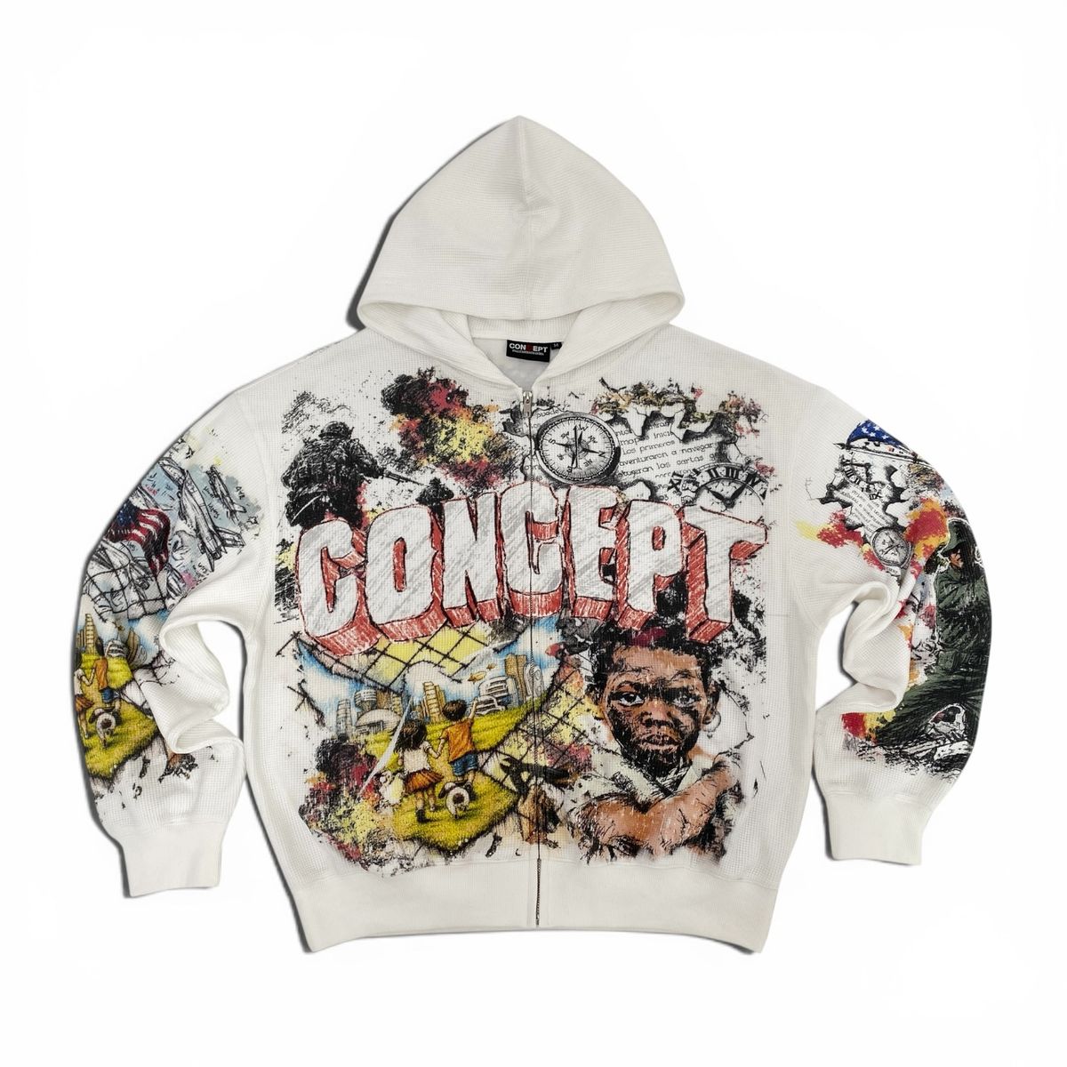 "Honor" Hoody - White