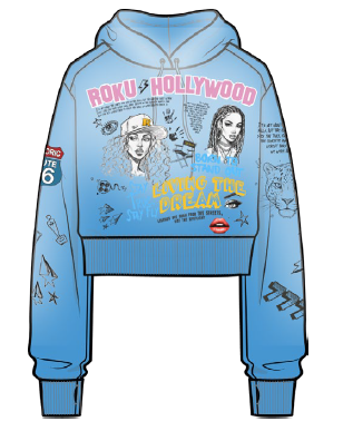 RK WOMEN LIVING THE DREAMS FADED HOODIE