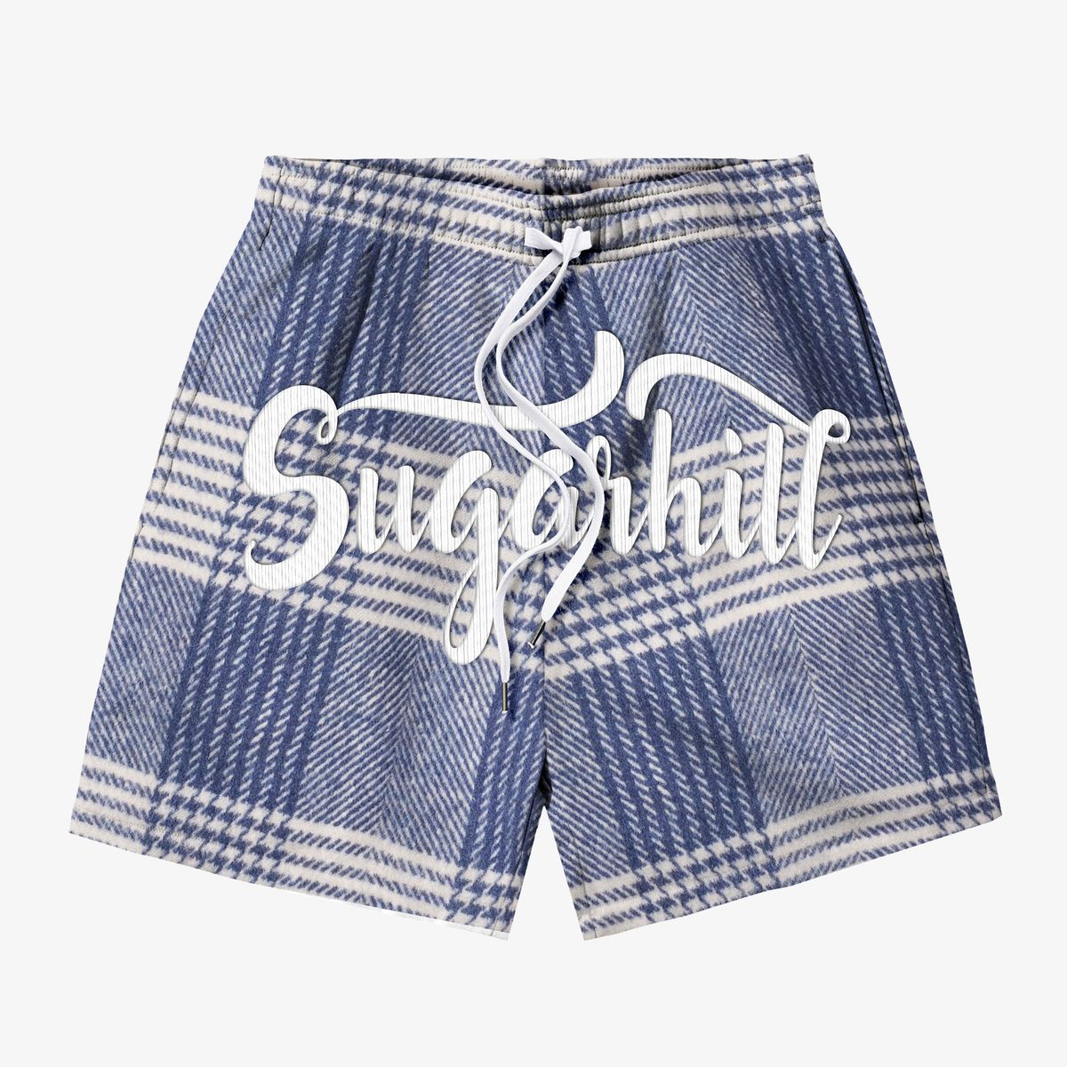 "DUSTER" SHORTS (BLUE PLAID)