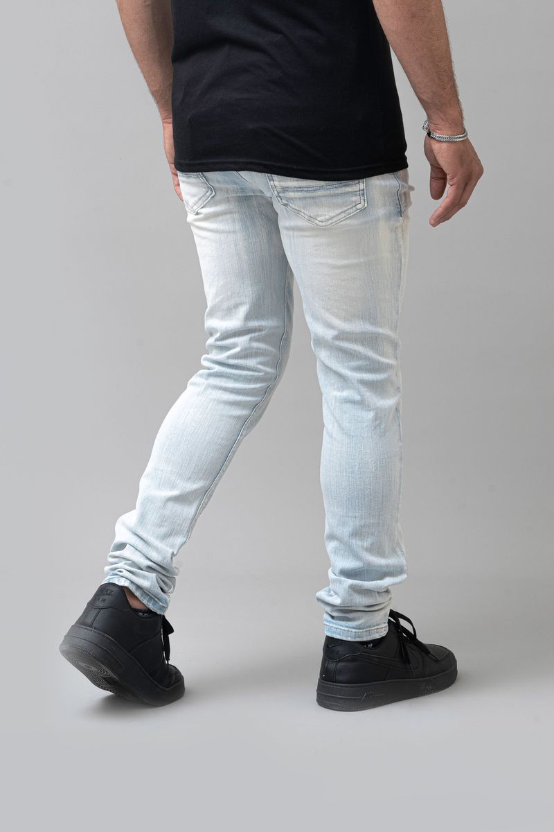 ICE BLUE - ULTRA SKINNY STRETCH DENIM