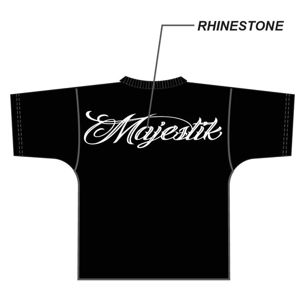 F. TERRY DTG PRINT FRONT AND BACK RHINESTONE