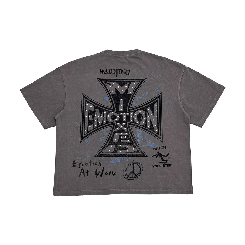 Grey “Friends” tee