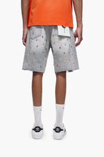 BOUNTY - Gray Wash Denim Shorts