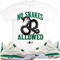 No Snakes Allowed - White T-Shirts