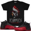 Trappers - Red on Black T-Shirts