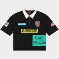 Grc Quarter Zip Short Sleeve Polo (Black)