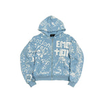Blue 'Graffiti' Hoodie