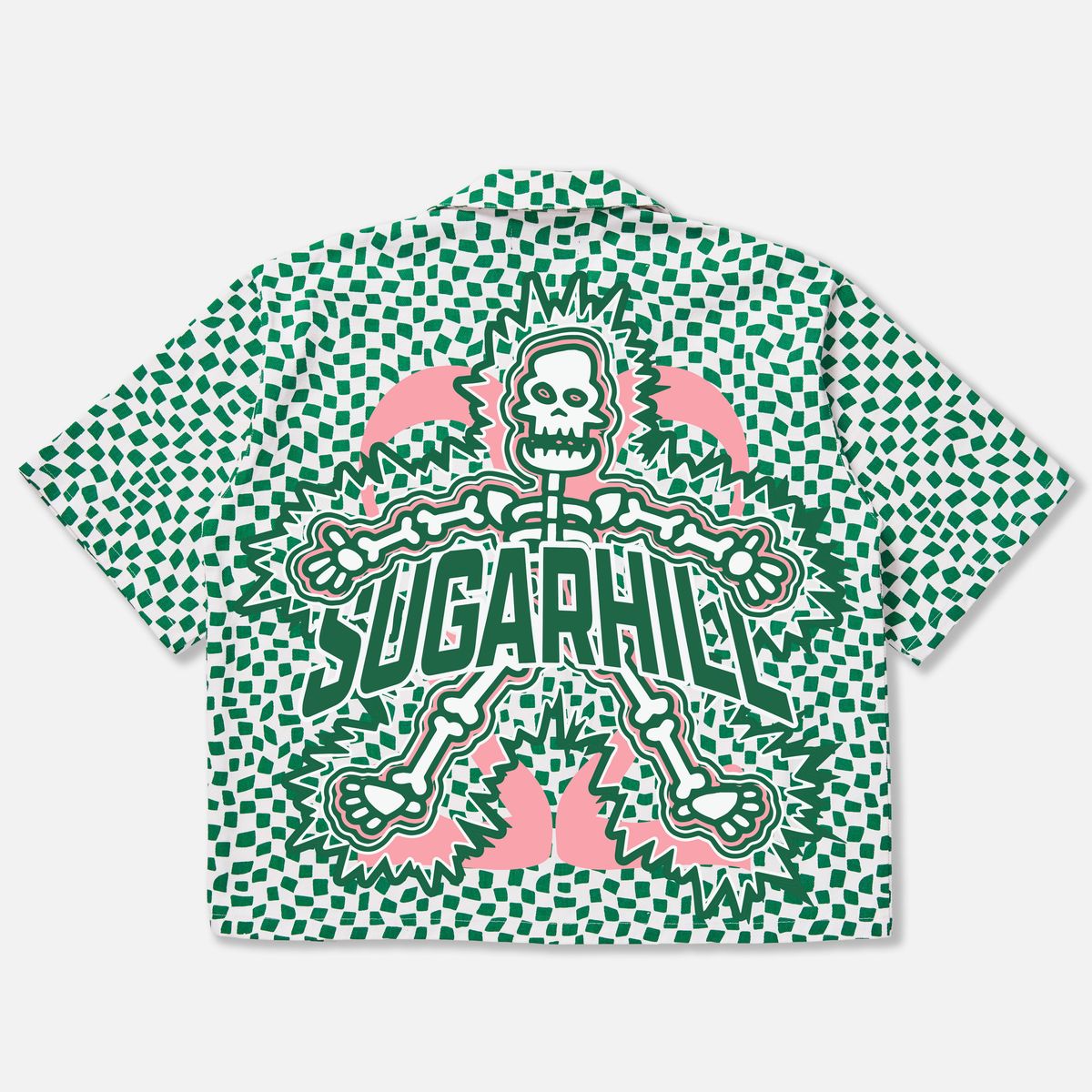 "FLOATING" WORK SHIRT (GREEN WARP)