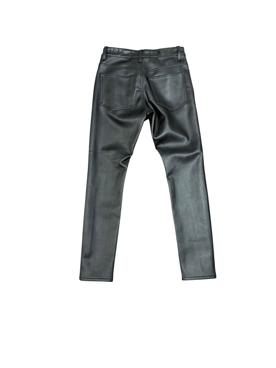 Kawas Skinny Black Leather