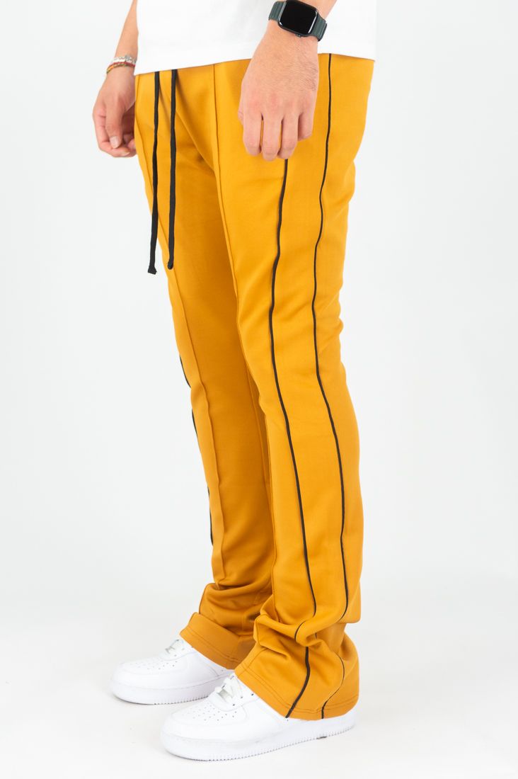 Stacked track pants