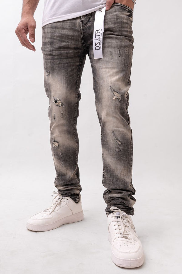 SMOKE BLACK - ULTRA SKINNY STRETCH DENIM
