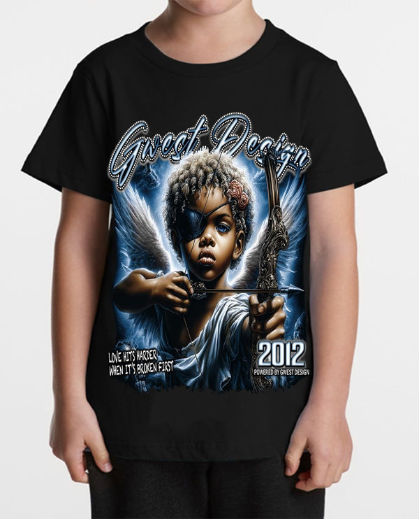 G WEST KIDS BROKEN ANGEL TEE