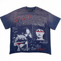 "Left Behind" Navy Wash
