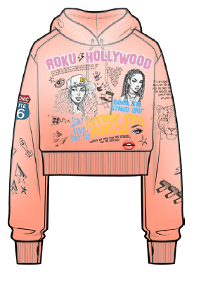 RK WOMEN LIVING THE DREAMS FADED HOODIE