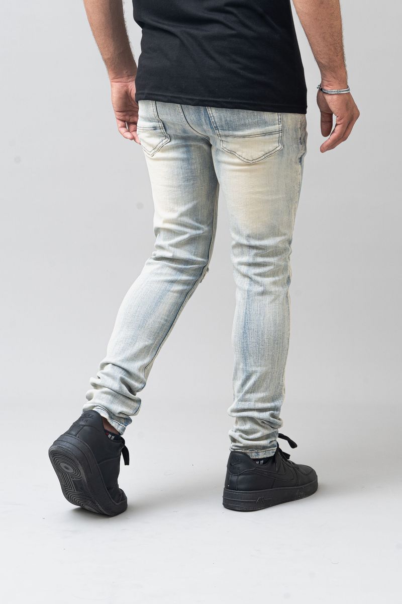 LIGHT VINTAGE - ULTRA SKINNY STRETCH DENIM