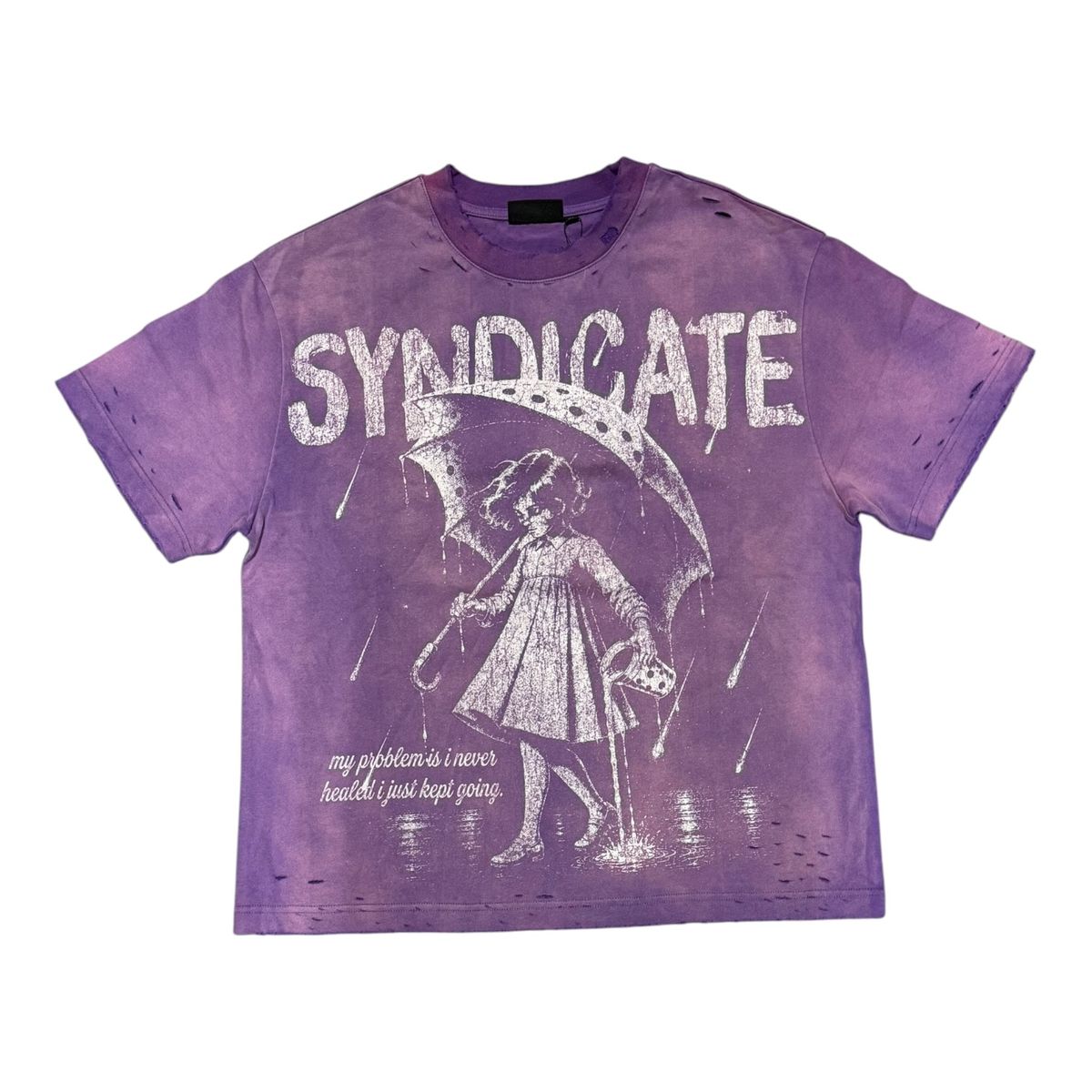 "Healed" Purple Wash