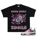 "MONEY IS MIND CONTROL" T-SHIRT BLACK AND PINK
