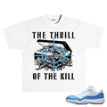 "SHOOT TO THRILL" T-SHIRT WHITE