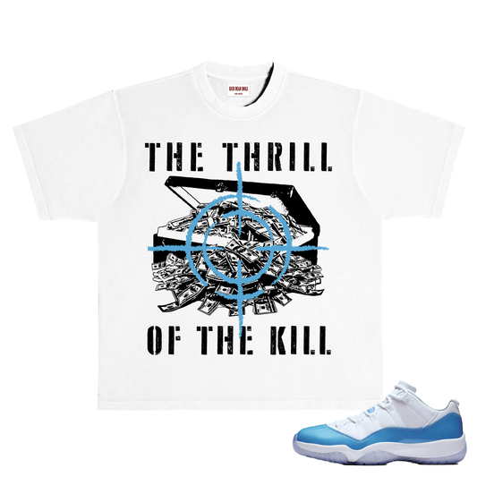 "SHOOT TO THRILL" T-SHIRT WHITE
