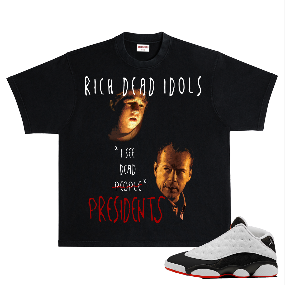 "THE SIXTH SENSE" T-SHIRT BLACK