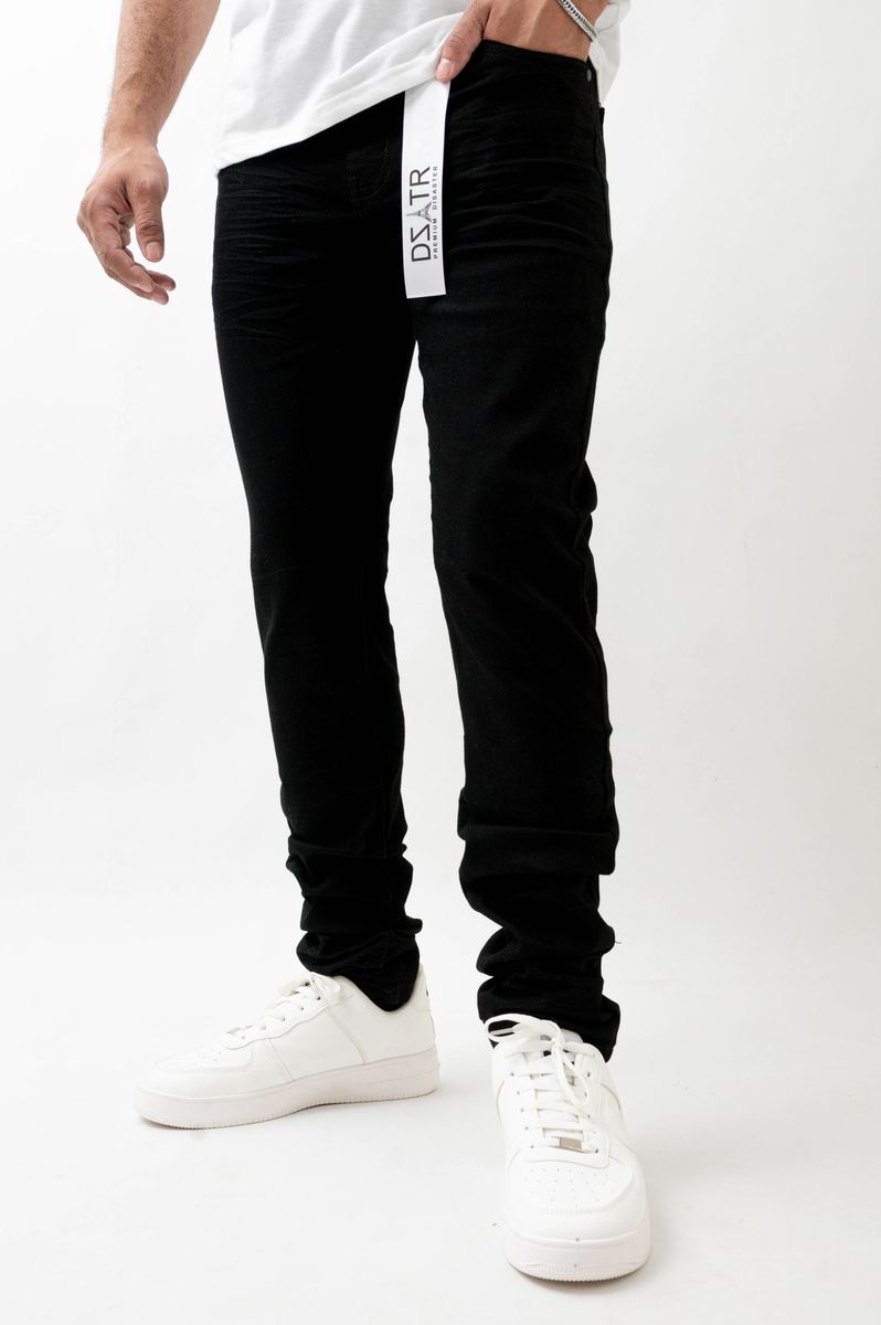 CLASSIC ULTRA SKINNY STRETCH DENIM - BLK