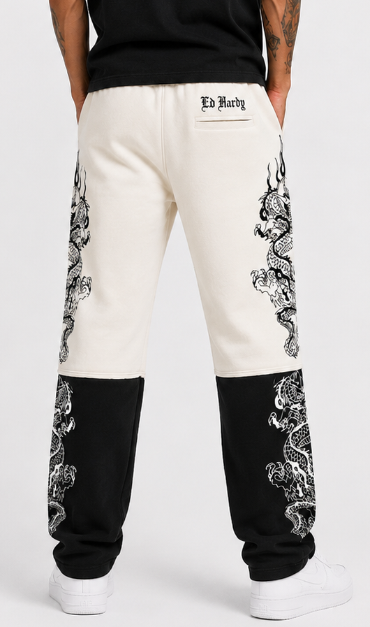 JAPAN LION RHINESTONE HANG DOWN PANT