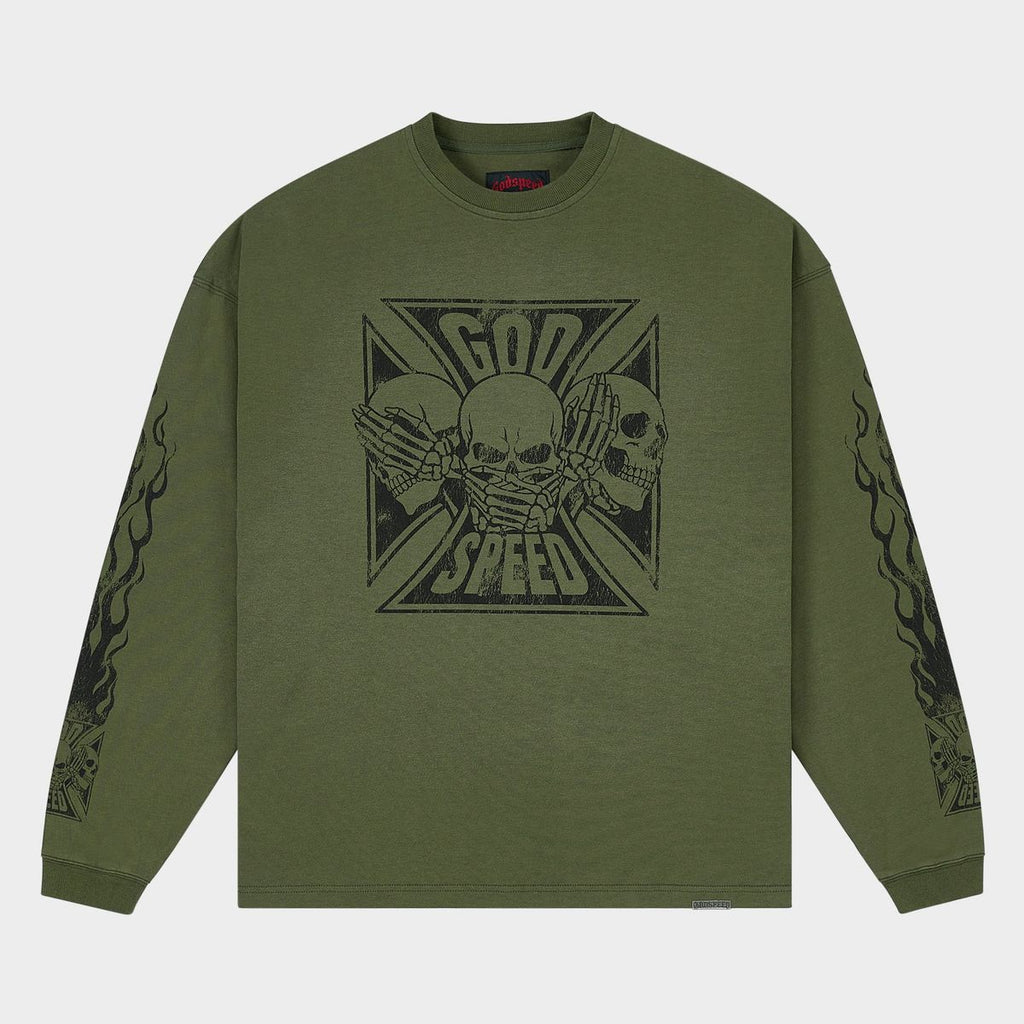 Omerta LS T-Shirt (Olive)